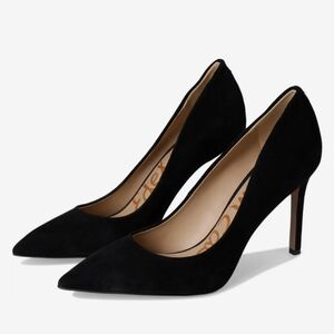 Womens Black Suede Pumps